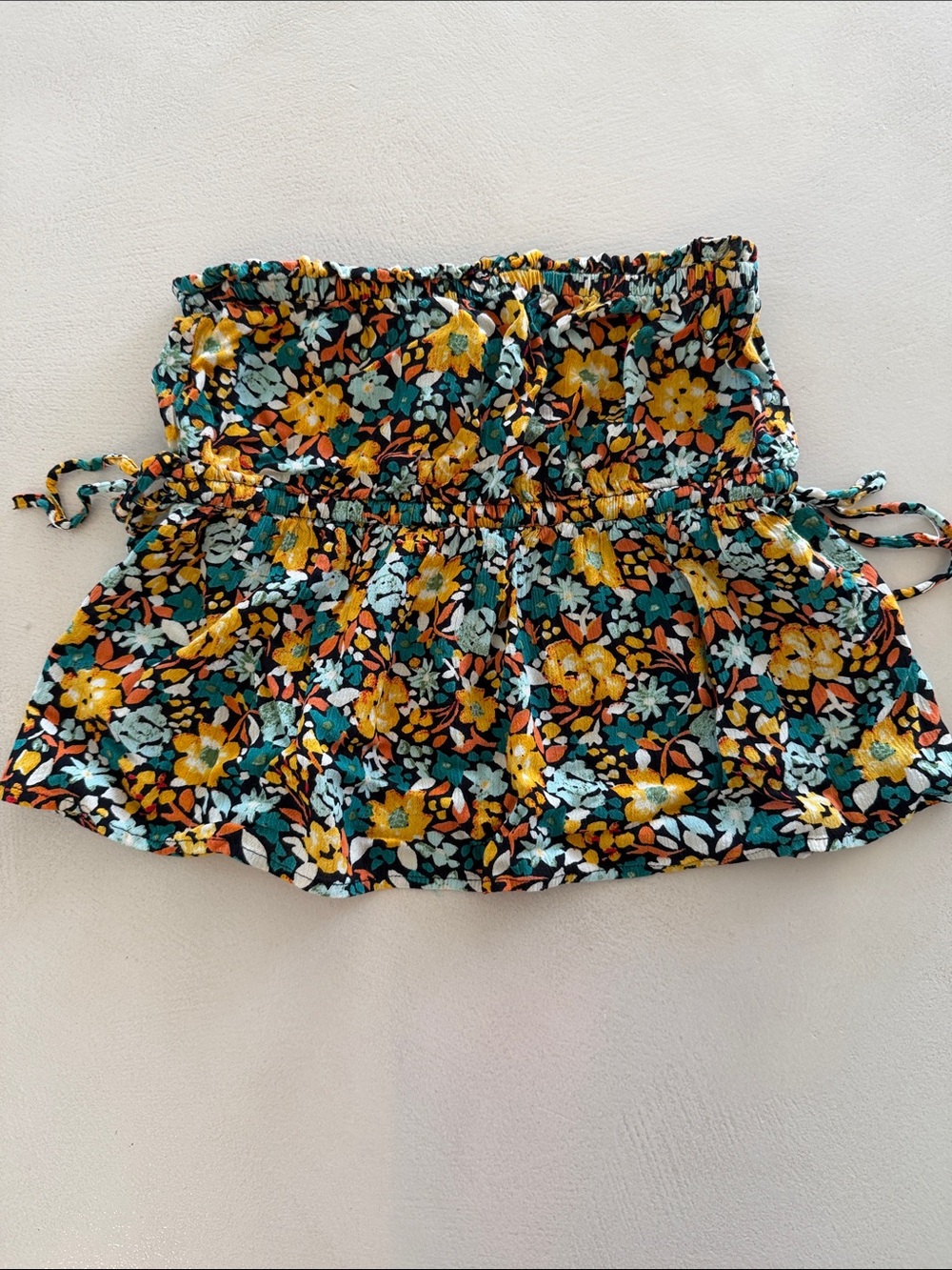 O’Neill summer floral bandeau top